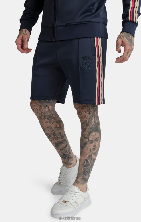 SikSilk x גברים מסי נייבי קצר בגזרה רופפת D2LH2603 לבוש