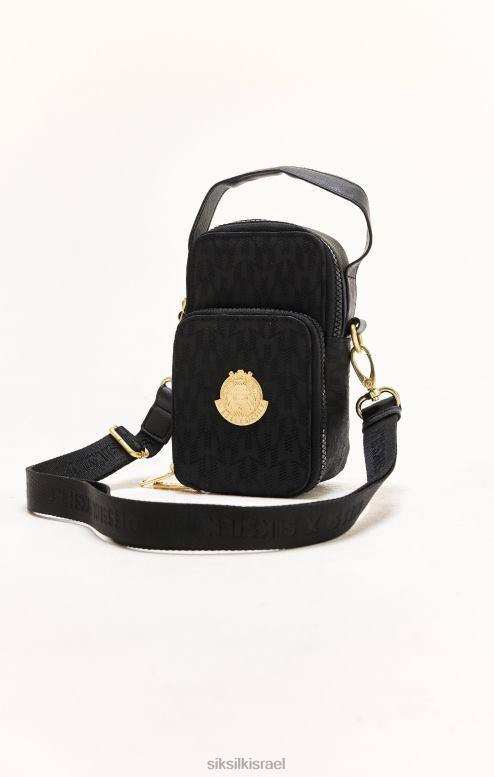 SikSilk x לִשְׁנֵי הַמִינִים נרתיק שחור של מסי D2LH2620 תיק
