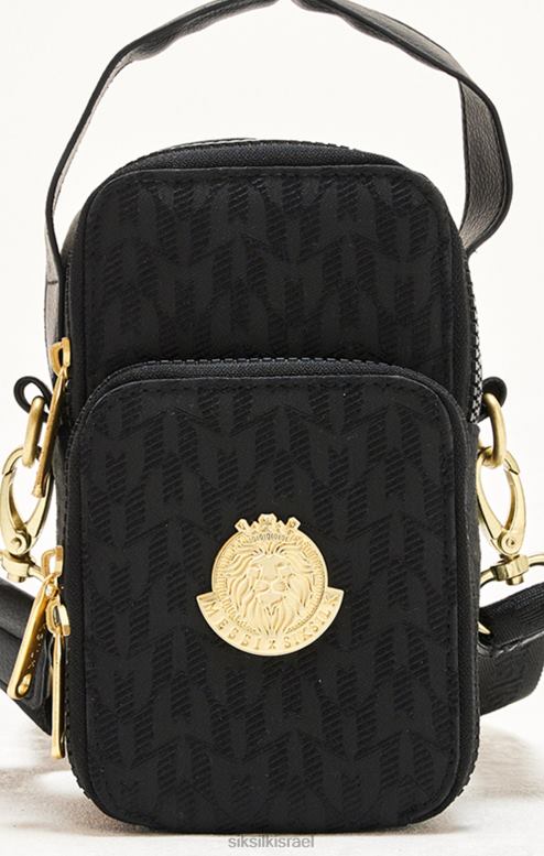 SikSilk x לִשְׁנֵי הַמִינִים נרתיק שחור של מסי D2LH2620 תיק